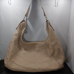 LAST CHANCE! Mussi Columbian Leather Stitched Hobo
